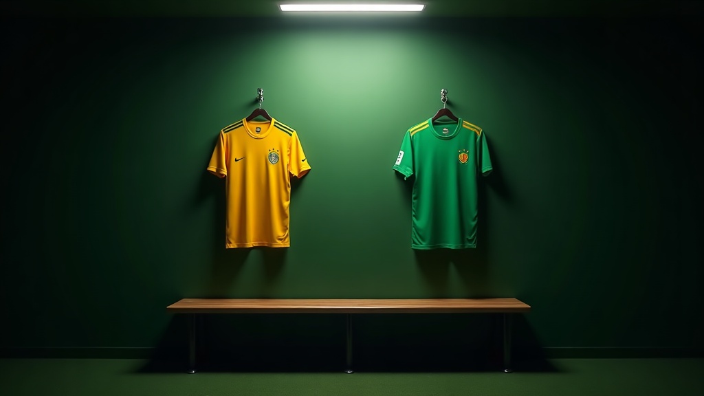 Original Golmetria data graphic on Brazil's World Cup result, in premium data-journalism style; no real photos, identifiable faces, or club crests.