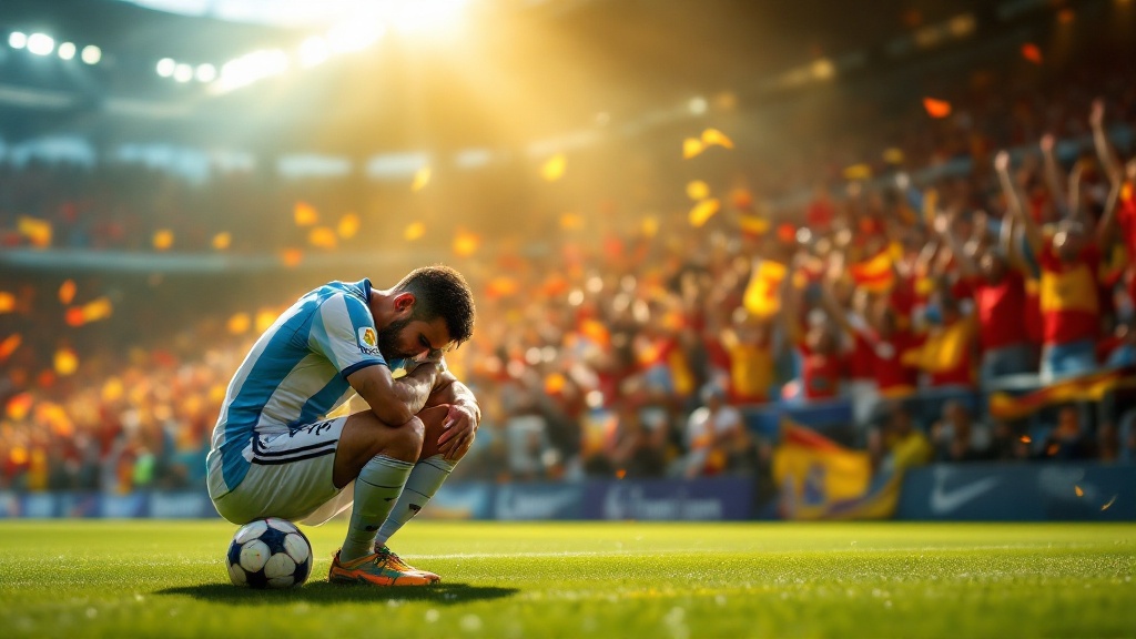 Original Golmetria data graphic on Argentina's World Cup suspension, in premium data-journalism style; no real photos, no real-person likenesses, no club crests.