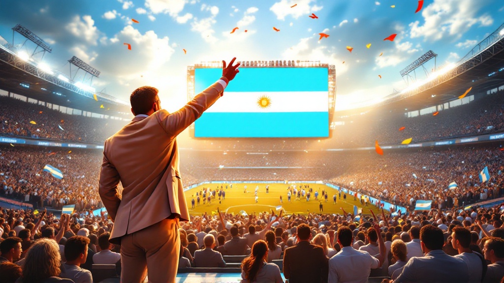 Gráfico de dados original da Golmetria sobre novidade de Argentina na Copa do Mundo, em estilo premium de jornalismo de dados; sem fotos reais, sem semelhança de pessoas reais e sem escudos.