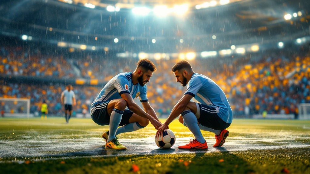 Original Golmetria data graphic on Argentina's new dimension at the World Cup, in premium data-journalism style; no real photos, no real-person likenesses, no club crests.