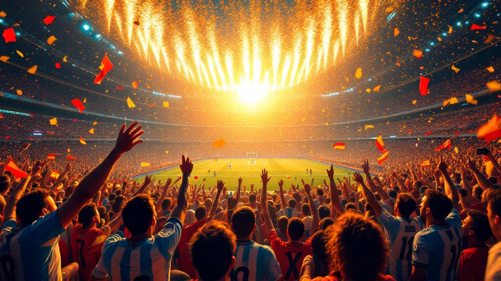 Original Golmetria data graphic about Argentina's World Cup journey, in premium data-journalism style; no real photos, no real-person likenesses, no crests.