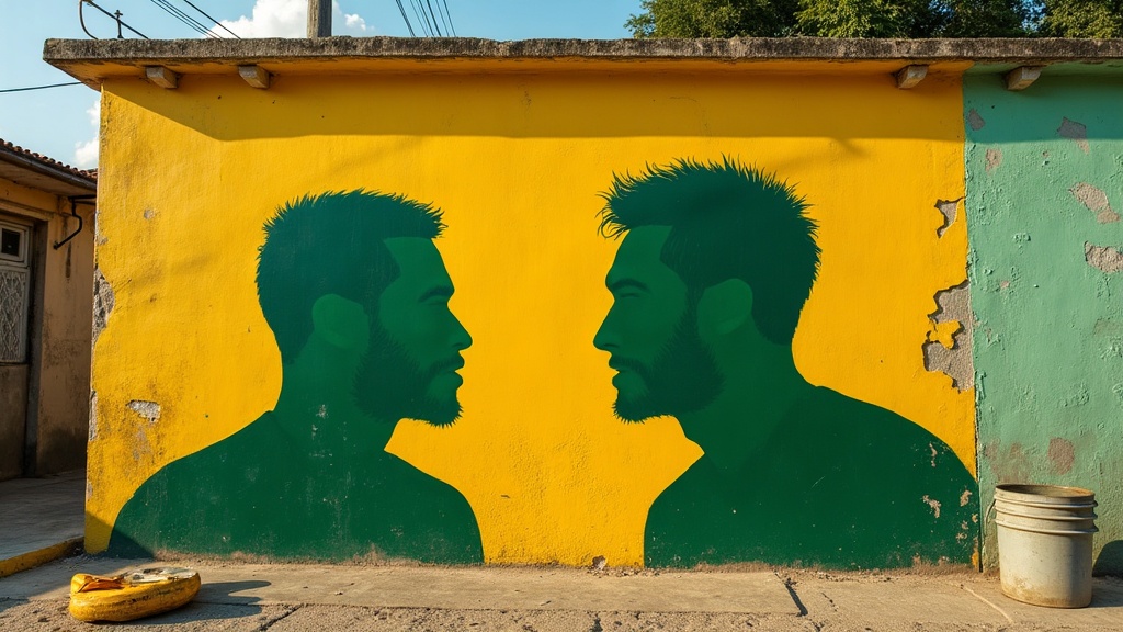 Imagem editorial cinematográfica original gerada por IA — cena de futebol noturno, sem fotos reais, rostos identificáveis ou escudos. Análise, não foto de um evento real.