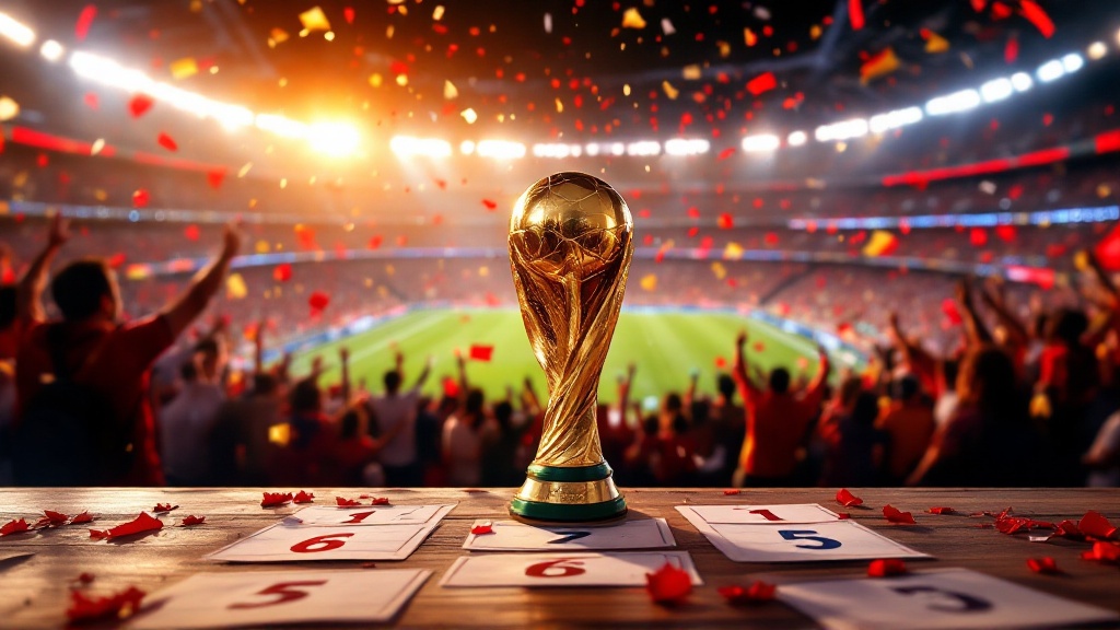 Original Golmetria data graphic about a World Cup storyline, in premium data-journalism style; no real photos, no real-person likenesses, no club crests.