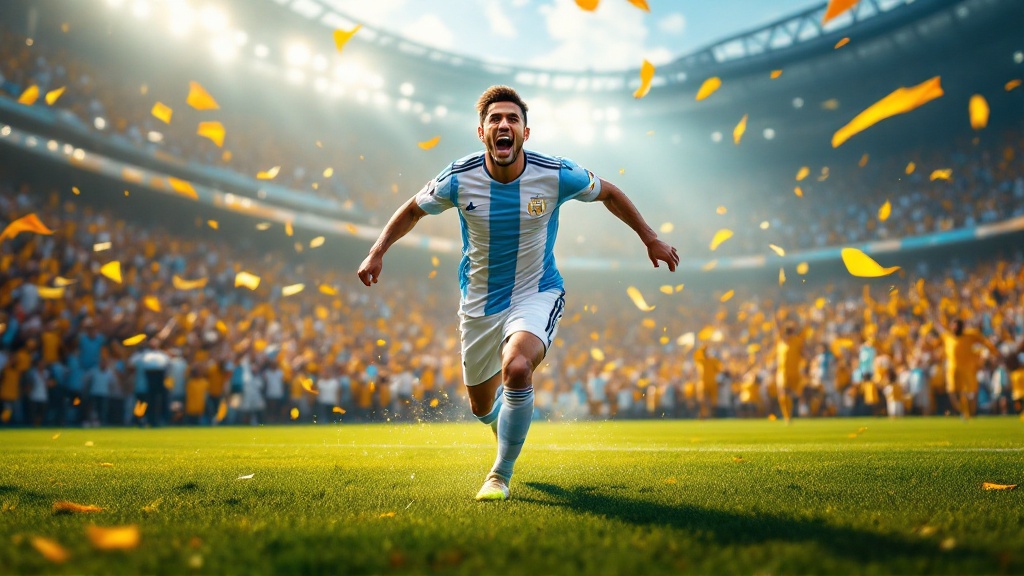 Gráfico de dados original da Golmetria sobre novidade de Argentina na Copa do Mundo, em estilo premium de jornalismo de dados; sem fotos reais, sem semelhança de pessoas reais e sem escudos.