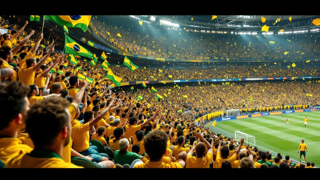 Imagem original da Golmetria sobre lesão de Brasil na Copa do Mundo, imagem cinematográfica gerada por IA; sem fotos reais, sem semelhança de pessoas reais e sem escudos.