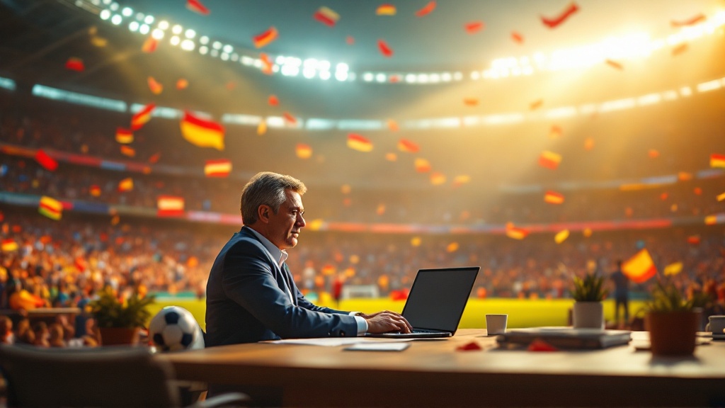 Gráfico de dados original da Golmetria sobre resultado de Espanha na Copa do Mundo, em estilo premium de jornalismo de dados; sem fotos reais, sem semelhança de pessoas reais e sem escudos.